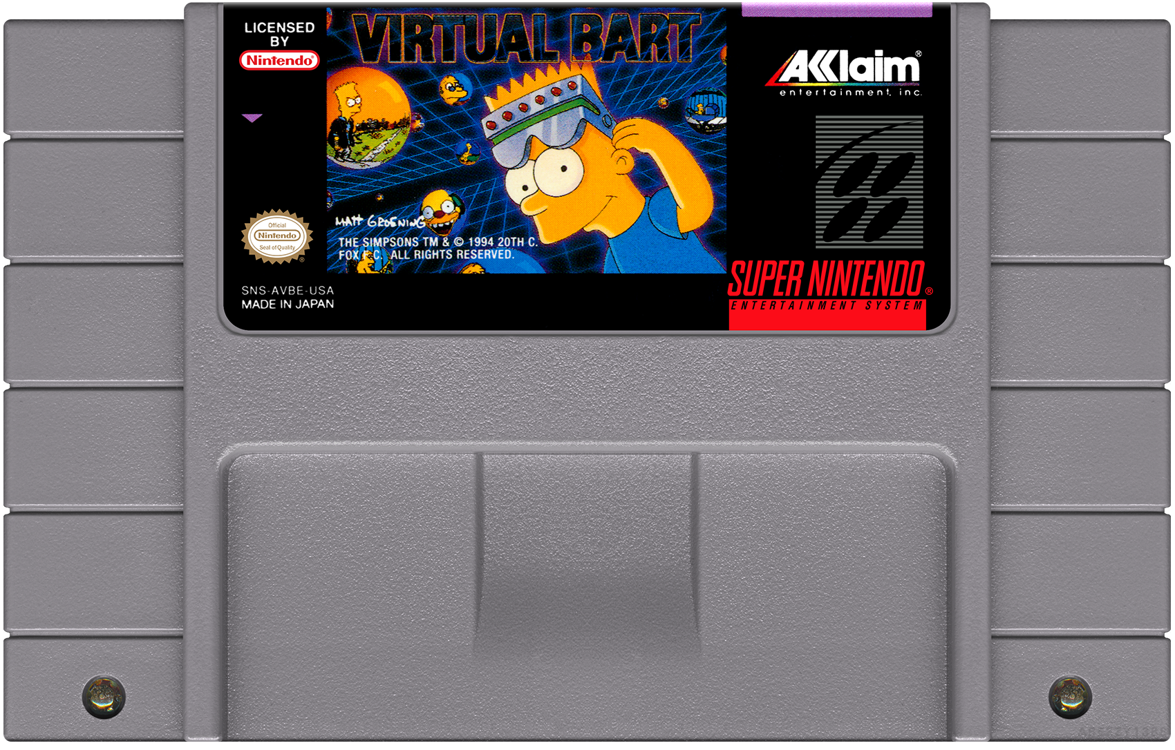 Virtual Bart cartridge